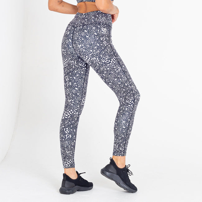 Black-White - Lifestyle - Dare 2B Womens-Ladies Laura Whitmore Influential Recycled Leggings
