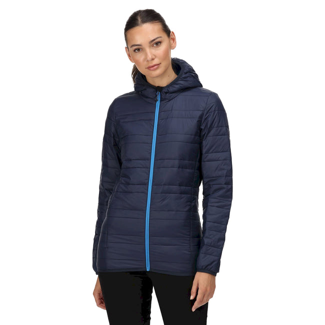 Navy-French Blue - Side - Regatta Professional Womens-Ladies Packaway Insulated Jacket