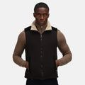 Black - Close up - Regatta Professional Mens Fleece Body Warmer