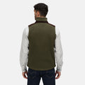 Dark Khaki - Close up - Regatta Professional Mens Fleece Body Warmer
