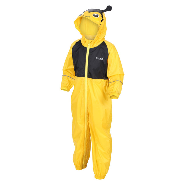 Maize Yellow - Lifestyle - Regatta Great Outdoors Kids Charco Waterproof Rain Suit