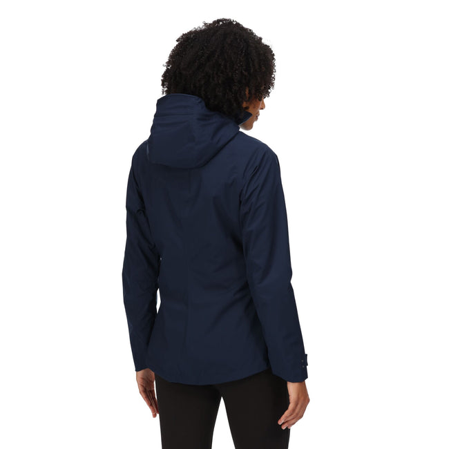 Navy - Lifestyle - Regatta Womens-Ladies Rolton Waterproof Jacket