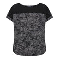 Black - Front - Regatta Womens-Ladies Jaida Abstract T-Shirt