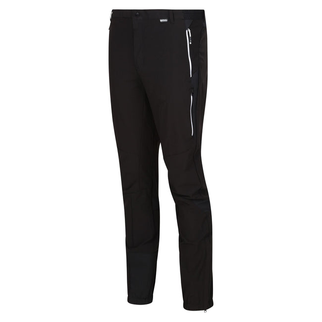 Black - Side - Regatta Mens Mountain III Hiking Trousers