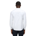 White - Side - Regatta Mens Brycen Oxford Long-Sleeved Shirt