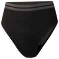 Black-Charcoal Grey - Front - Dare 2B Womens-Ladies The Laura Whitmore Edit Don´t Sweat It Recycled Bikini Bottoms