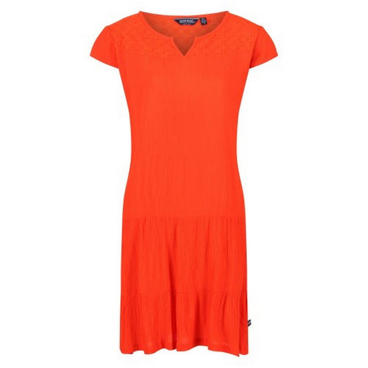 Crayon - Front - Regatta Womens-Ladies Reanna Tiered Casual Dress