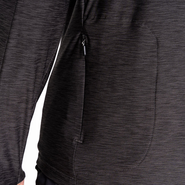 Black Marl - Lifestyle - Dare 2B Mens Power Up II Lightweight Jersey