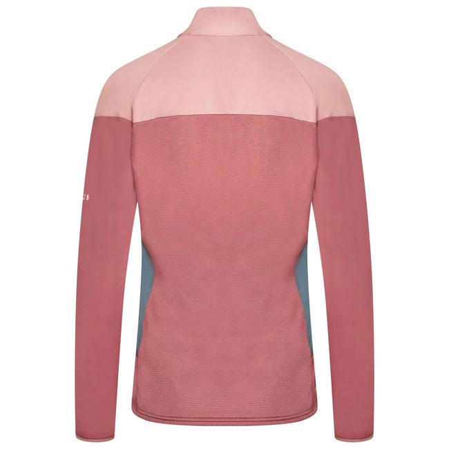 Mesa Rose-Powder Pink - Back - Dare 2B Womens-Ladies Elation II Core Stretch Recycled Fleece