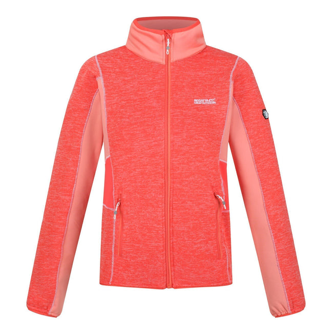 Neon Peach-Fusion Coral - Front - Regatta Womens-Ladies Lindalla III Fleece