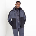 Black-Ebony Grey - Back - Dare 2B Mens Emulate Wintersport Jacket