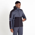 Black-Ebony Grey - Side - Dare 2B Mens Emulate Wintersport Jacket