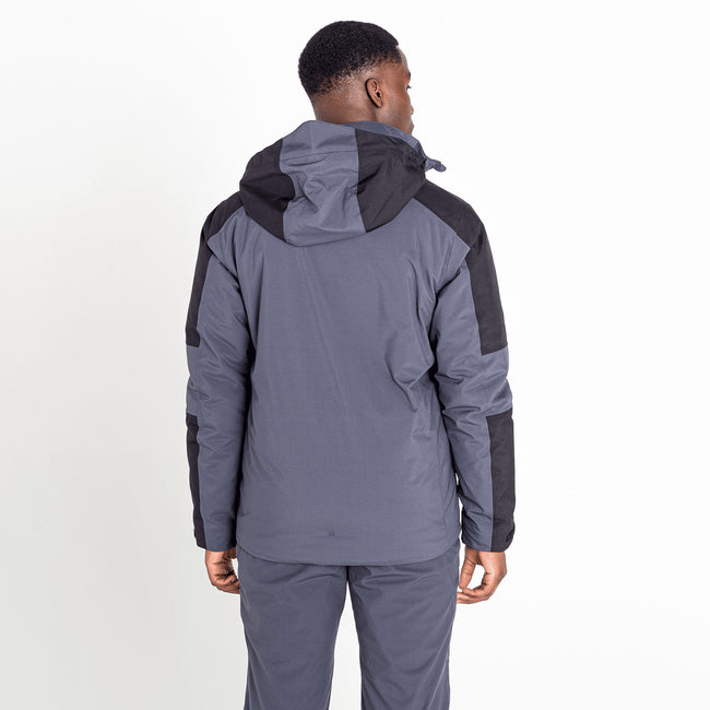 Black-Ebony Grey - Pack Shot - Dare 2B Mens Emulate Wintersport Jacket