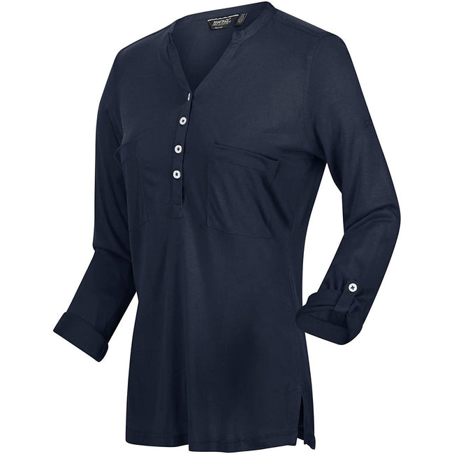 Navy - Lifestyle - Regatta Womens-Ladies Fflur II Blouse