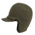 Dark Khaki - Front - Regatta Mens Anvil Knitted Winter Hat