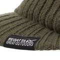 Dark Khaki - Side - Regatta Mens Anvil Knitted Winter Hat