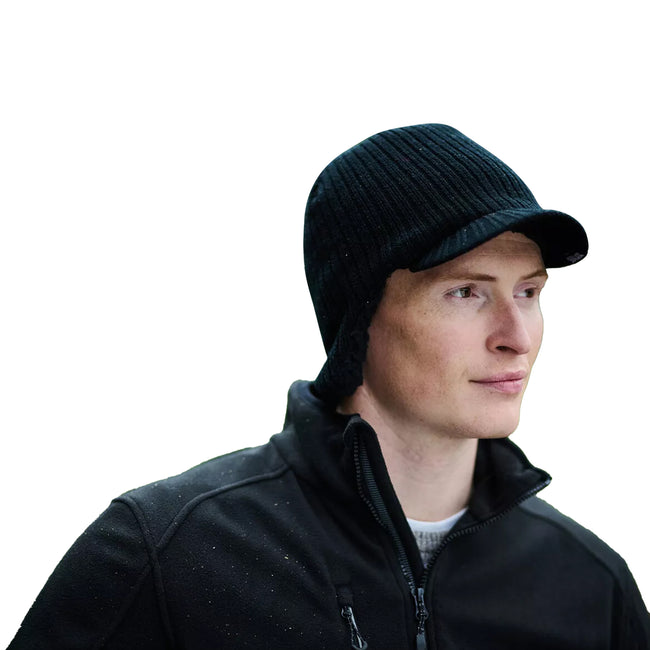Navy - Side - Regatta Professional Mens Knitted Winter Hat