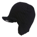Black - Front - Regatta Mens Anvil Knitted Winter Hat