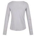 Mineral Grey - Back - Regatta Womens-Ladies Lakeisha Long-Sleeved T-Shirt