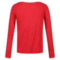 Miami Red - Back - Regatta Womens-Ladies Lakeisha Long-Sleeved T-Shirt