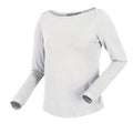 White - Side - Regatta Womens-Ladies Lakeisha Long-Sleeved T-Shirt