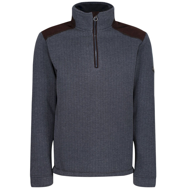 Navy - Front - Regatta Professional Mens Half Zip Fleece Top
