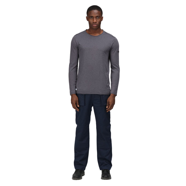 Navy - Back - Regatta Professional Mens Cargo Trousers