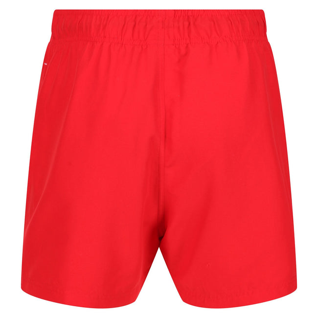 True Red - Back - Regatta Mens Mawson II Swim Shorts