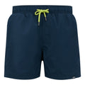 Navy-Wild Lime - Front - Regatta Mens Mawson II Swim Shorts