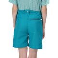 Enamel-Turquoise - Side - Regatta Childrens-Kids Sorcer II Mountain Shorts