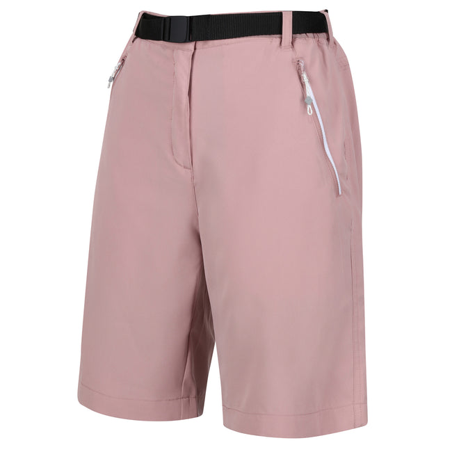 Dusky Rose - Side - Regatta Womens-Ladies Xert Stretch Shorts