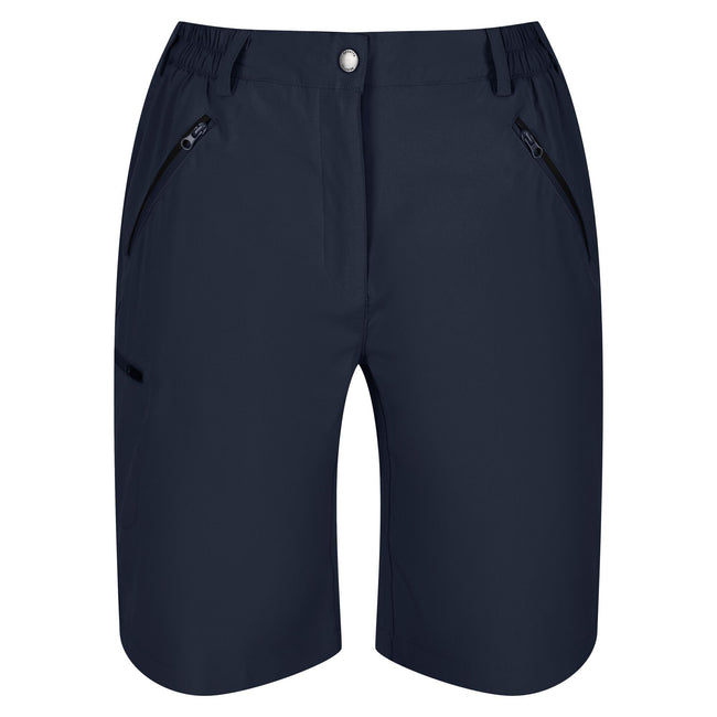 Navy - Front - Regatta Womens-Ladies Xert Stretch Shorts