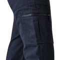 Navy - Side - Regatta Professional Womens-Ladies Cargo Trousers