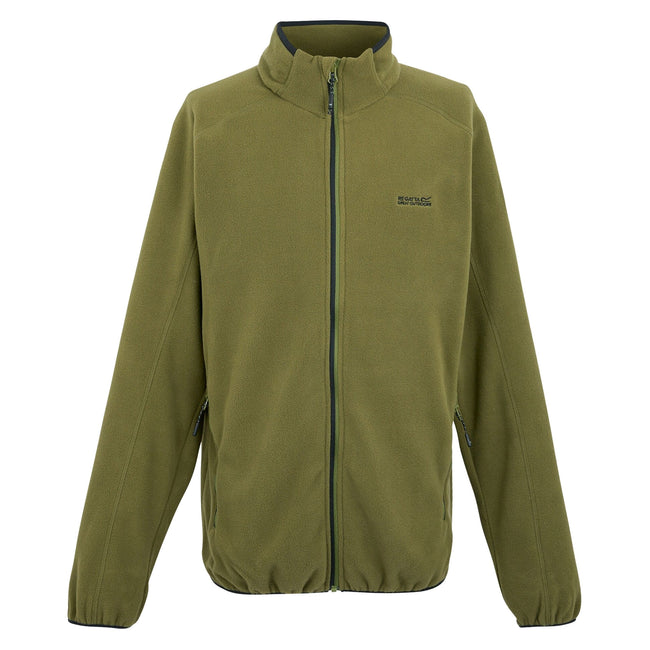 Nephrite Green - Front - Regatta Mens Hadfield Full Zip Fleece Jacket