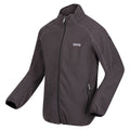 Dark Grey - Side - Regatta Mens Hadfield Full Zip Fleece Jacket