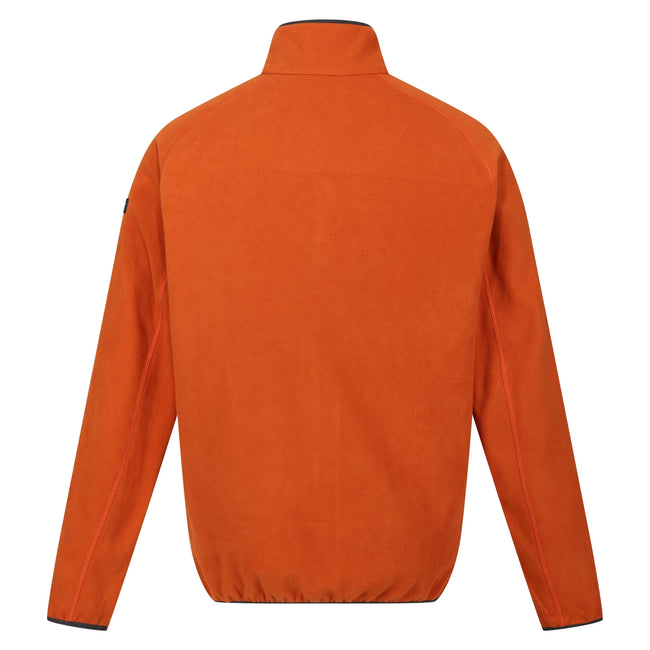 Burnt Copper - Back - Regatta Mens Hadfield Full Zip Fleece Jacket
