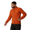 Burnt Copper - Lifestyle - Regatta Mens Hadfield Full Zip Fleece Jacket