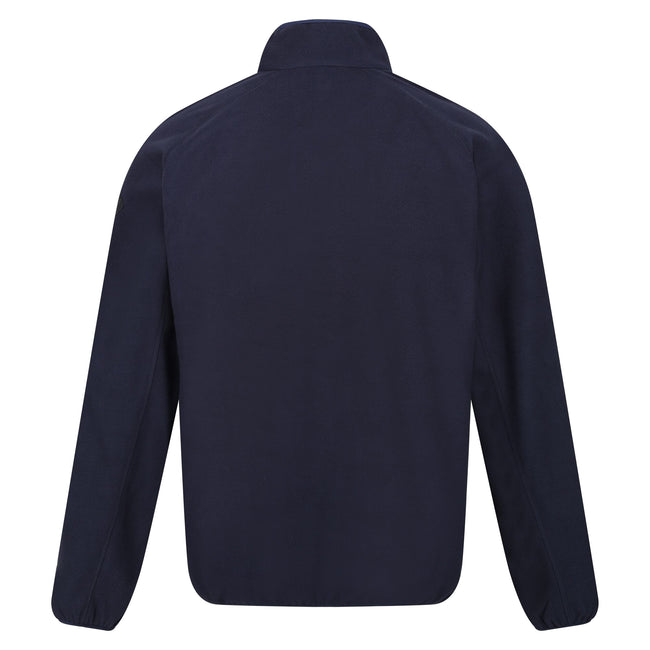 Navy - Back - Regatta Mens Hadfield Full Zip Fleece Jacket