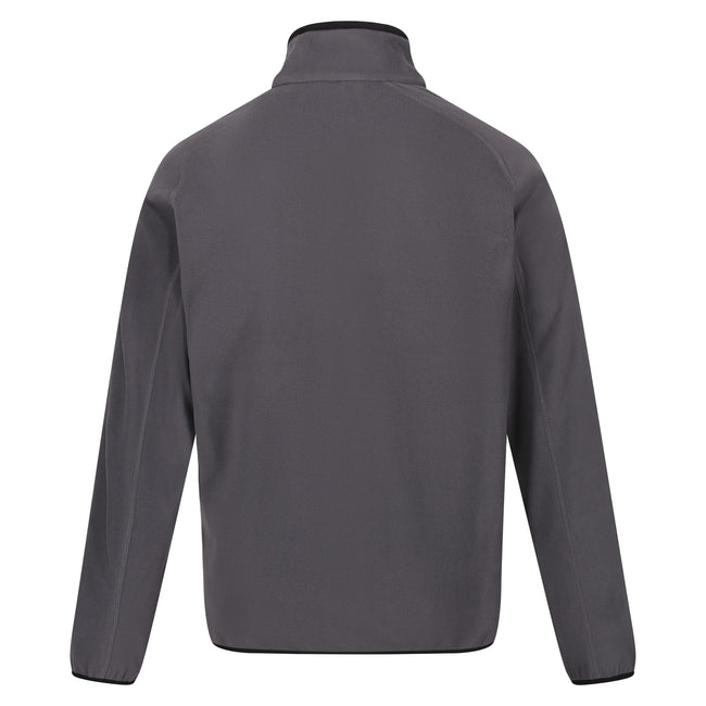 Seal Grey - Back - Regatta Mens Hadfield Full Zip Fleece Jacket