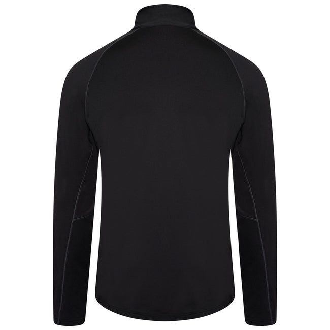 Black - Lifestyle - Dare 2B Mens Fuser Core Stretch Half Zip Thermal Top