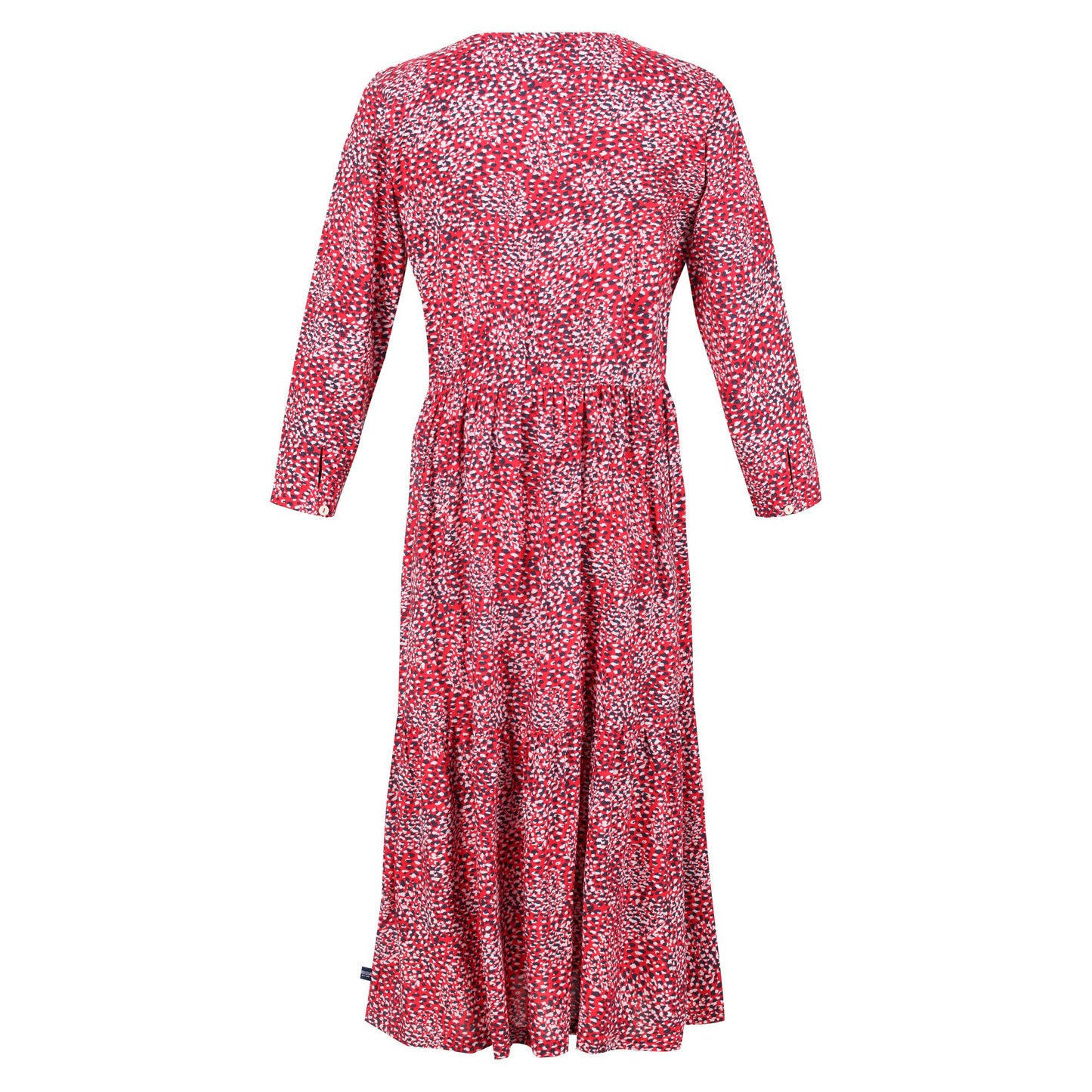 True Red - Close up - Regatta Womens-Ladies Briella Abstract Long-Sleeved Casual Dress