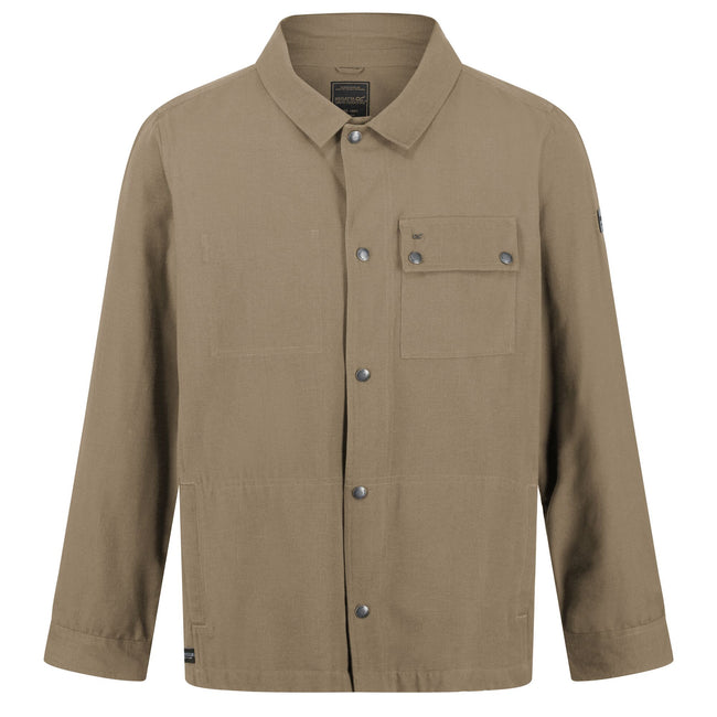 Gold Sand - Front - Regatta Mens Jayden Cargo Jacket
