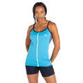Crystal-Capri Blue - Front - Dare 2B Womens-Ladies Regale II Recycled Lightweight Vest