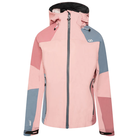 Powder Pink-Mesa Rose - Front - Dare 2B Womens-Ladies Checkpoint III Recycled Waterproof Jacket