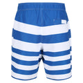Lapis Blue - Pack Shot - Regatta Mens Hamza Striped Swim Shorts
