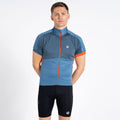 Stellar Blue-Orion Grey - Back - Dare 2B Mens Protraction II Recycled Lightweight Jersey