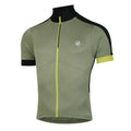 Oil Green-Black - Side - Dare 2B Mens Protraction II Recycled Lightweight Jersey