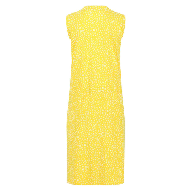 Maize Yellow - Back - Regatta Womens-Ladies Fahari Ditsy Print Casual Dress