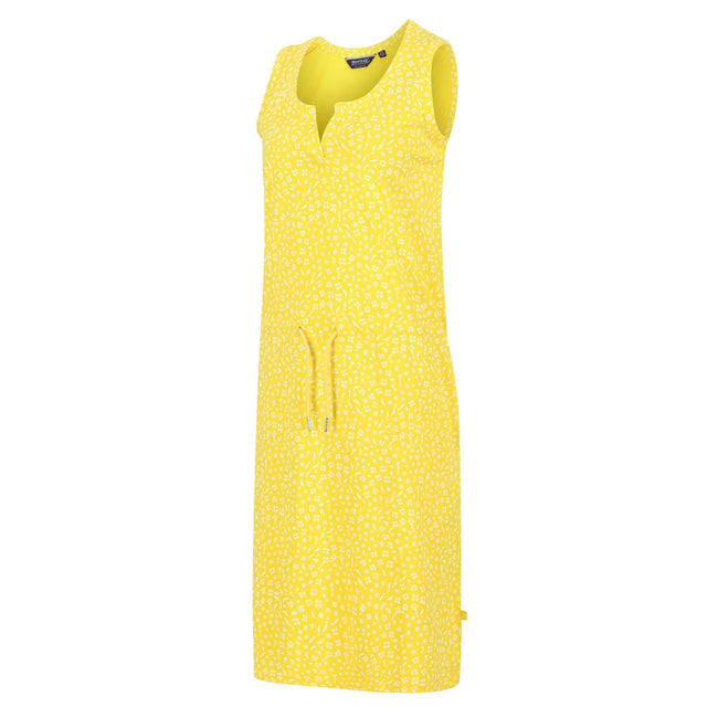 Maize Yellow - Lifestyle - Regatta Womens-Ladies Fahari Ditsy Print Casual Dress