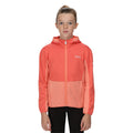 Neon Peach-Fusion Coral - Side - Regatta Childrens-Kids Highton Full Zip Fleece Jacket